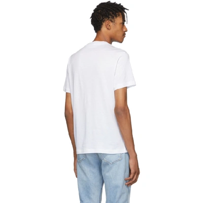 Shop Versace White Bondage T-shirt In A001 Bianco