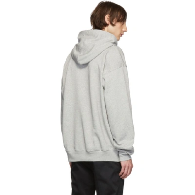 Shop Diesel Grey S-division-d Hoodie In 912 Grey