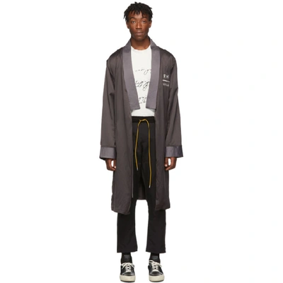 Shop Rhude Ssense Exclusive Black Soho House Edition Rh Robe