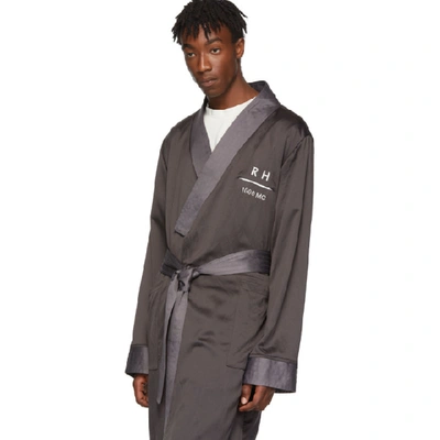 Shop Rhude Ssense Exclusive Black Soho House Edition Rh Robe