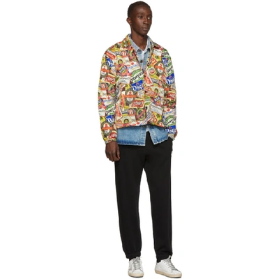 Shop Dsquared2 Multicolor Neon Letters Jacket In 001s Mixcol