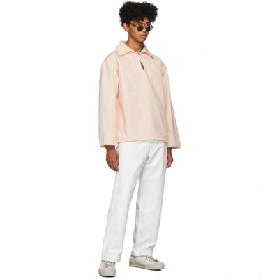 Shop Jacquemus Pink Le Marin Shirt In 19602400 Li