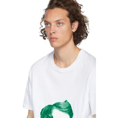 Shop Valentino White Undercover Edition V Face Ufo Print T-shirt In Py0 – Bianc