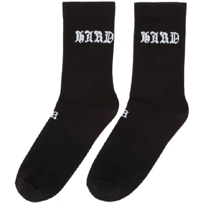 Shop Misbhv Black Hardcore Socks