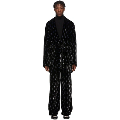 BALENCIAGA 黑色 PYJAMA 夹克