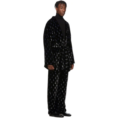 Shop Balenciaga Black Pyjama Jacket