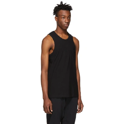 Shop Ami Alexandre Mattiussi Black Pocket Tank Top