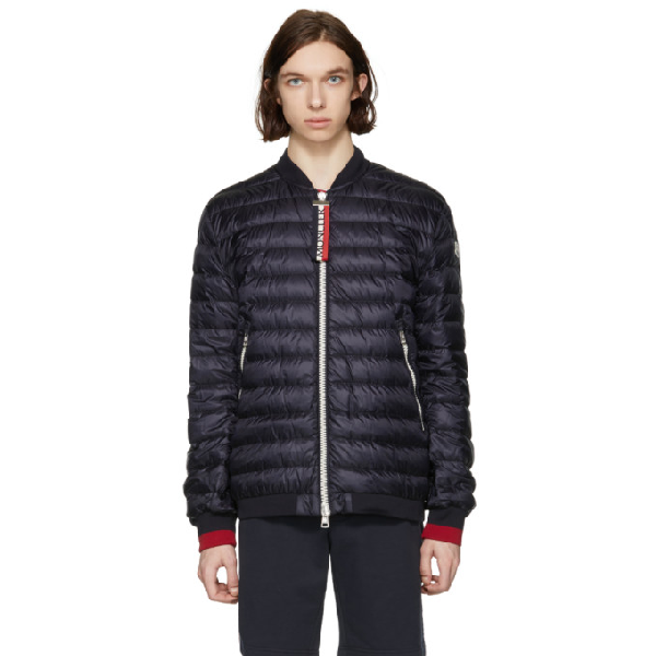 moncler quilted bomber jacket