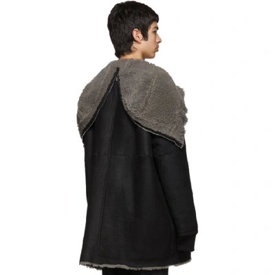 Shop Rick Owens Black Brother Parka In 093421 Blac