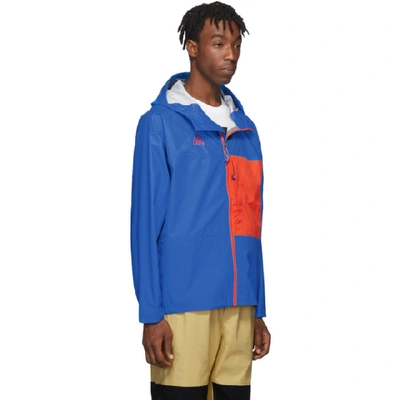 Shop Nike Pink And Green Acg Packable Rain Jacket