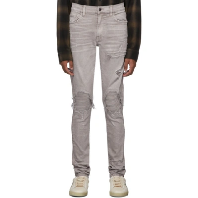 Shop Amiri Grey Mx1 Jeans In Cgr-coolgry