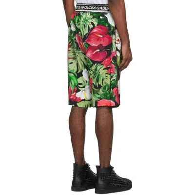 Shop Dolce & Gabbana Dolce And Gabbana Multicolor Mix Hawaii Shorts In S9000 Mixha
