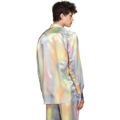 Shop Sies Marjan Multicolor Satin Sander Shirt In Multp