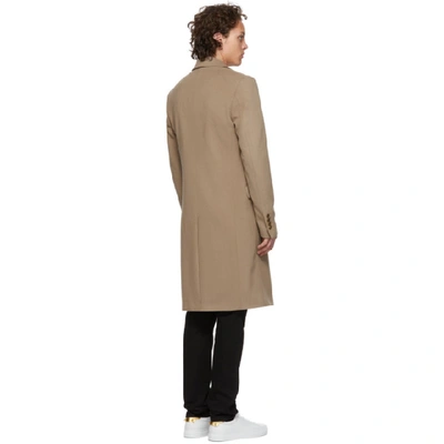 Shop Givenchy Beige 3-gold Buttons Trench Coat In 275 Ltbeige