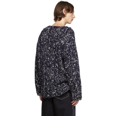 Shop Jacquemus Navy La Maille Berger Sweater In 19651390 Na
