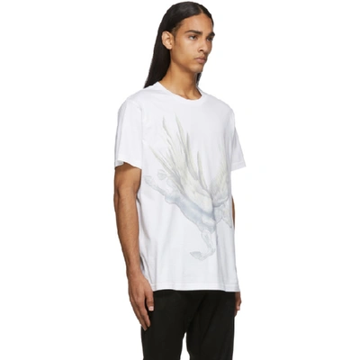 Shop Givenchy White Pegasus T-shirt In 100-white