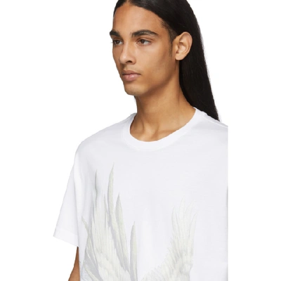 Shop Givenchy White Pegasus T-shirt In 100-white