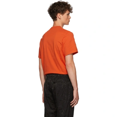 Shop Martine Rose Orange Classic T-shirt