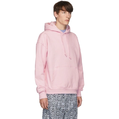 Shop Noon Goons Pink Icon Hoodie In Dusty Pink