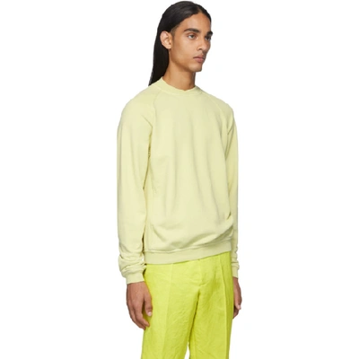 Shop Haider Ackermann Yellow Dye Perth Sweatshirt In Perth Yello