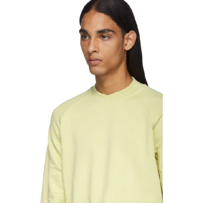 Shop Haider Ackermann Yellow Dye Perth Sweatshirt In Perth Yello