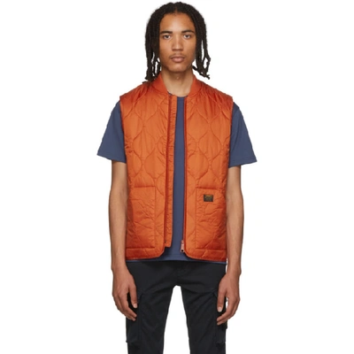 Carhartt Newton Vest Liner Gilet Persimmon In 04v00 Brorg | ModeSens