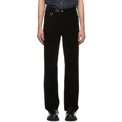 Shop Raf Simons Black Heroes And Losers Relaxed Fit Trousers In 00099 Black