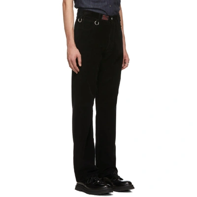 Shop Raf Simons Black Heroes And Losers Relaxed Fit Trousers In 00099 Black