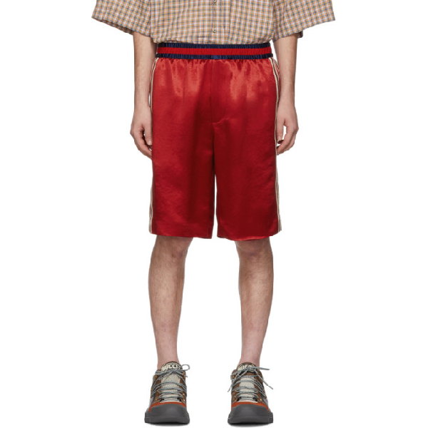 gucci satin shorts