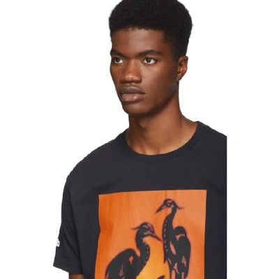 Shop Heron Preston Black Heron Birds T-shirt In 0488 Blkmul