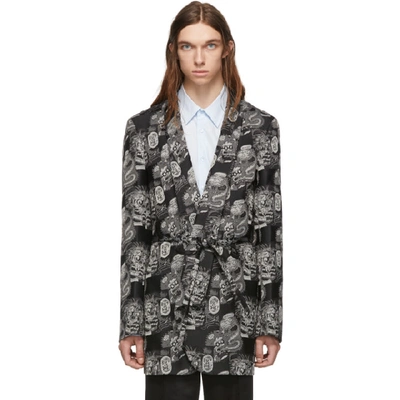 Shop Comme Des Garçons Homme Deux Comme Des Garcons Homme Plus Black Buy Or Die Blazer In 1 Black