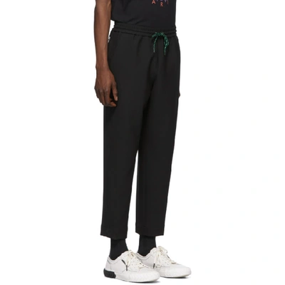 Shop Kenzo Black Expedition Lounge Pants In 99 Black