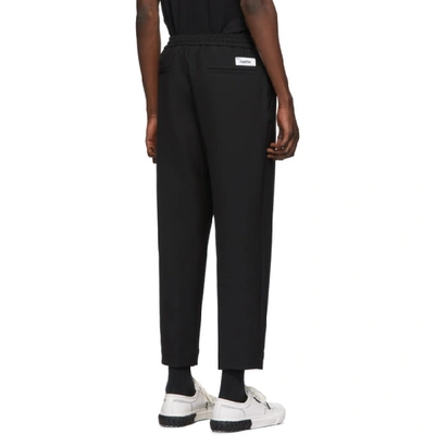 Shop Kenzo Black Expedition Lounge Pants In 99 Black