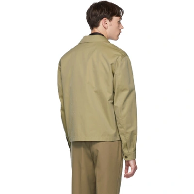 Shop Alexander Mcqueen Biege Bug Jacket In 9730 Beige