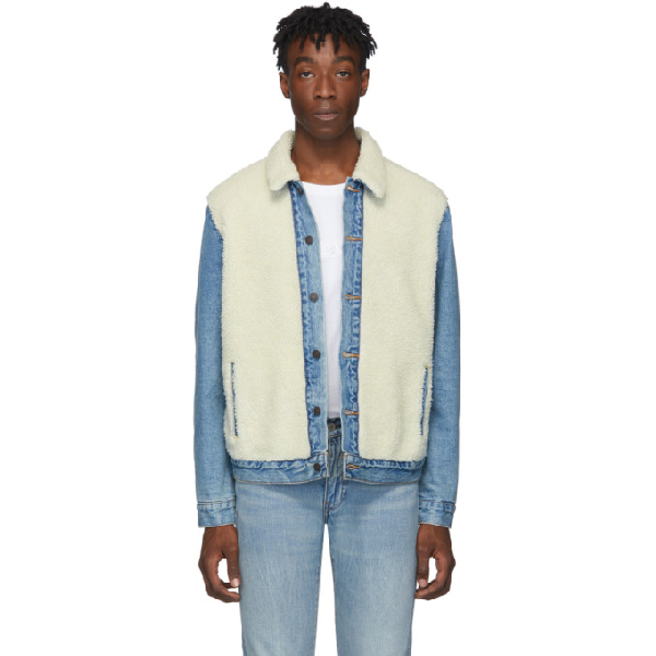 levis white trucker jacket
