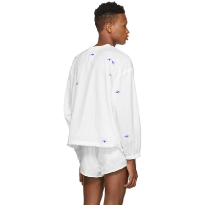 Shop Adidas Originals By Alexander Wang White Aw Crew Sweatshirt