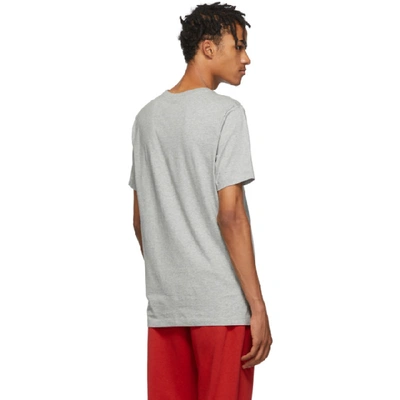 Shop Nike Grey Icon Futura T-shirt In 063skgryhth