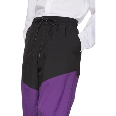 Shop D.gnak By Kang.d Black Colorblock Lounge Pants