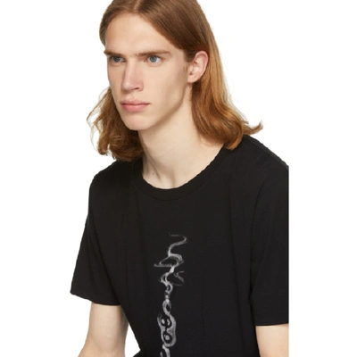 Shop Saint Laurent Black Gun T-shirt