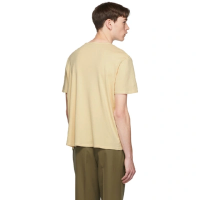 Shop Our Legacy Yellow Rib T-shirt In Pl Ylw