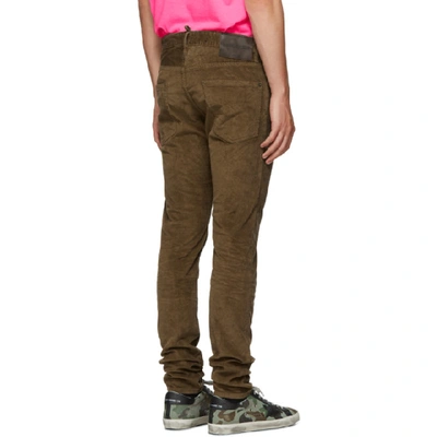 Shop Dsquared2 Beige Corduroy Cool Guy Trousers In 115 Beige