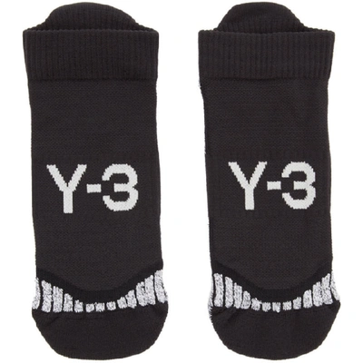 Shop Y-3 Black Invisible Socks
