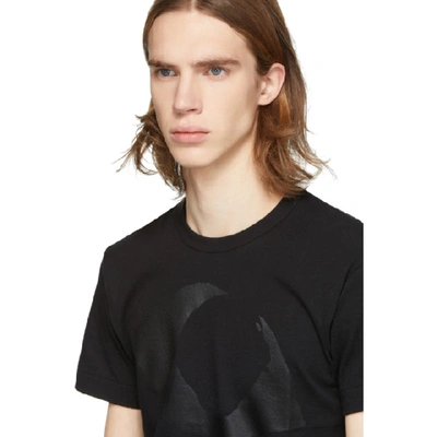 Shop Comme Des Garçons Play Black New Eye Logo T-shirt In 1 Black