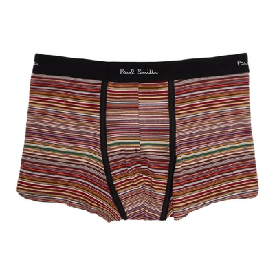 Shop Paul Smith Three-pack Multicolor Mixed Boxer Briefs In 1a Mult