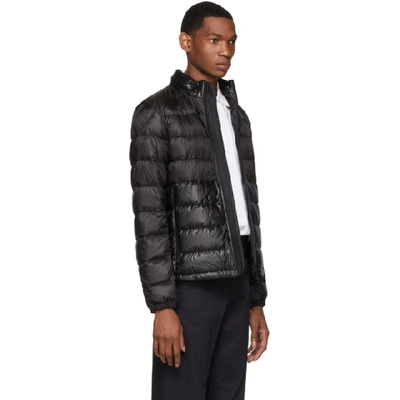 Shop Moncler Black Down Aimar Jacket In 999.black