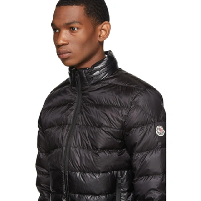 Shop Moncler Black Down Aimar Jacket In 999.black