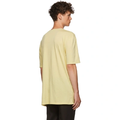 Shop Haider Ackermann Yellow Awuna Dye T-shirt In Awuna Yello