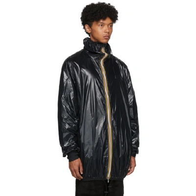 Shop Afterhomework Black K-way Edition Polar Yannick Two-layers Vest & Jacket