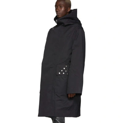 Shop Rick Owens Drkshdw Black Sisy Parka In 09 Blk