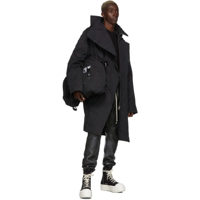 Shop Rick Owens Drkshdw Black Sisy Parka In 09 Blk